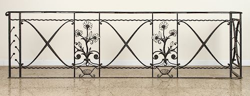 FRENCH ART DECO IRON RAILING CIRCA 38a00f