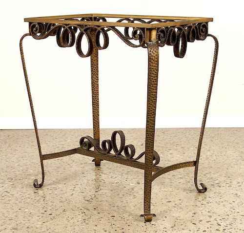 ART DECO IRON TABLE BASE CIRCA 38a011