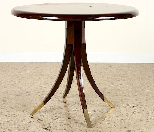 MAHOGANY BRONZE TABLE BY MAURICE JALLOT