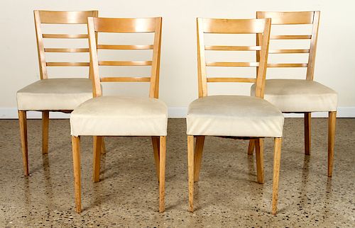 SET 4 SYCAMORE SIDE CHAIRS BY JEAN