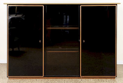 EBONIZED THREE DOOR CABINET BY 38a07a