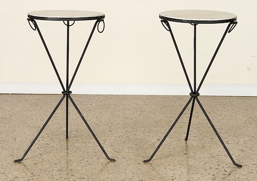 PAIR COCKTAIL TABLES MANNER OF 38a098