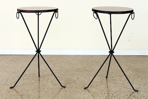 PAIR COCKTAIL TABLES MANNER OF 38a099
