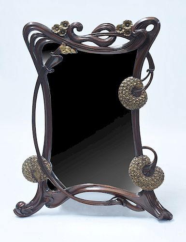 CARVED AND GILT MAHOGANY ART NOUVEAU 38a118