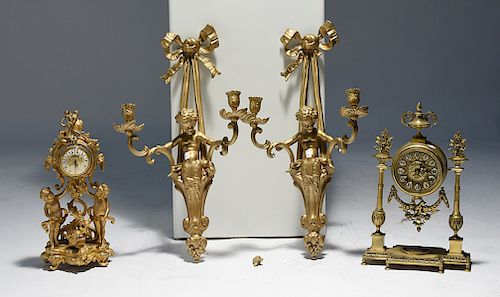 FOUR PIECES OF VICTORIAN FIGURAL