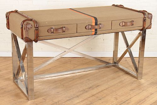 CAMPAIGN STYLE DESK LINEN WRAPPED 38a2f0