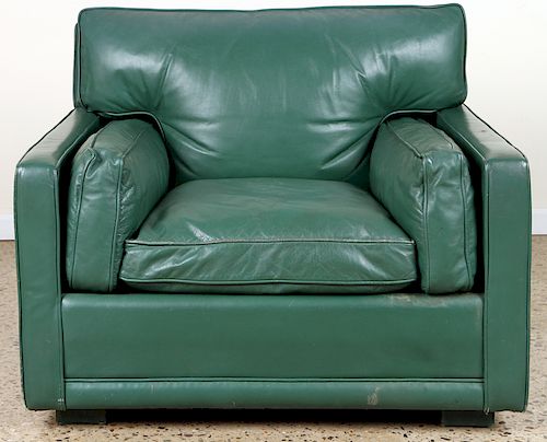 JACQUES ADNET STYLE LEATHER LOUNGE 38a318