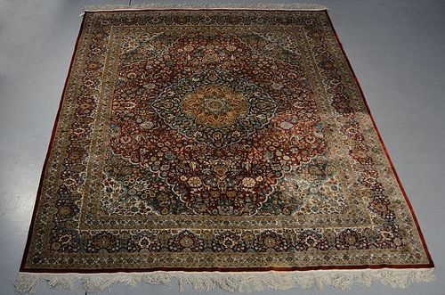 PERSIAN SILK CARPET8 1 5 W x 9 10  38a343