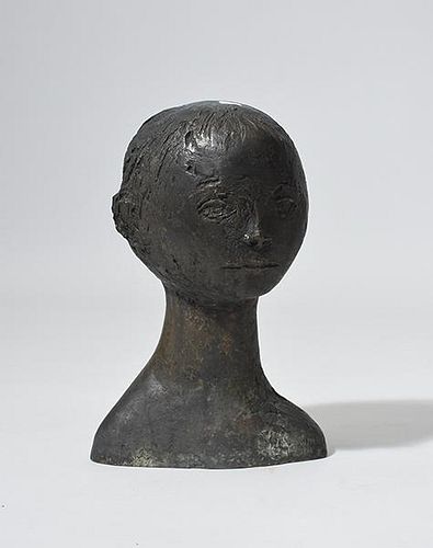 BRONZE BUST BY JOHN WINESBronze 38a395