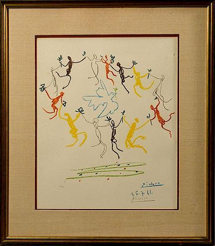 PICASSO SIGNED LITHOGRAPHPicasso 38a39e