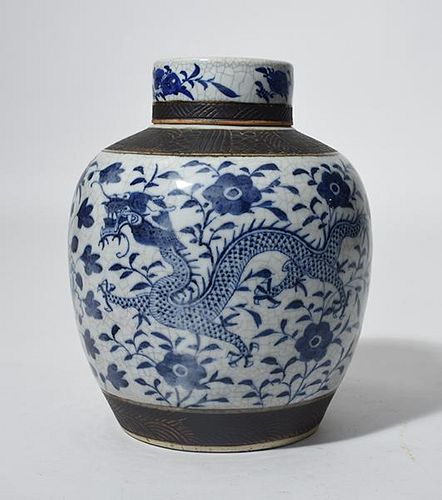 CHINESE 19TH C. PORCELAIN BLUE/