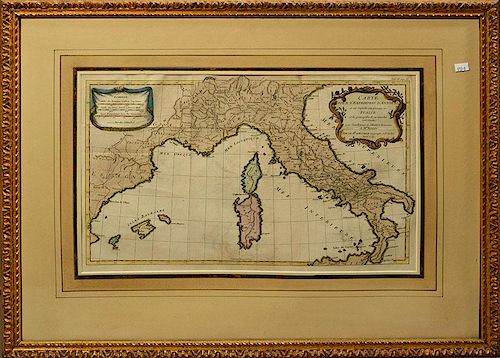 18TH C MAP OF ITALY18th C map 38a400