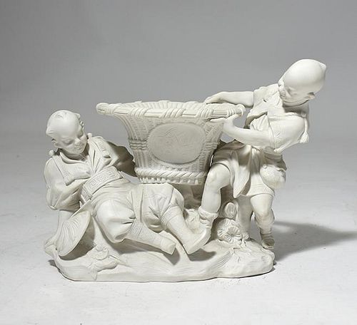 19TH C. PARIAN FIGURAL GROUP, SEVRES19th