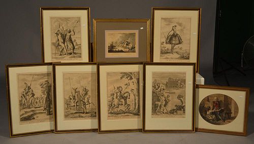SELECTION OF 18TH 19TH C PRINTSEight 38a44d