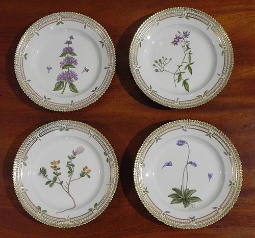 SET OF FOUR FLORA DANICA SALAD