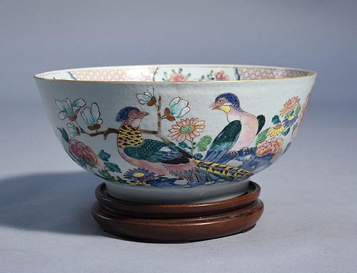 18TH C. CHINESE PUNCH BOWL18th