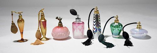 ART GLASS PERFUMESLot of art glass perfumes