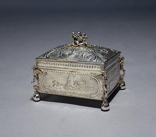 DUTCH SILVER BOXDutch silver box  38a523