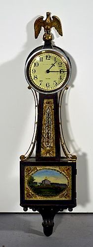 WALTHAM MINIATURE BANJO CLOCKWaltham 38a629