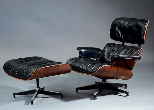 HERMAN MILLER BLACK LEATHER AND 38a70b