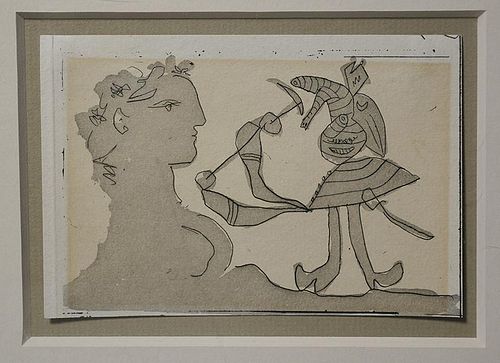 ETCHING/ AQUATINT, PABLO PICASSOEtching/