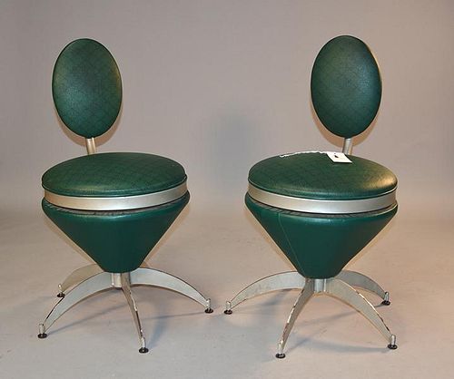 PAIR OF MID-CENTURY EGG SHAPED