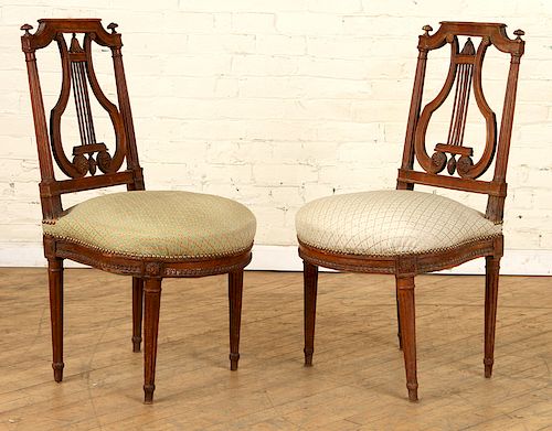 PAIR LATE 19TH C. FRENCH EMPIRE