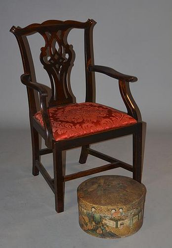 ENGLISH 18TH 19TH C MAHOGANY CHIPPENDALE 38a840