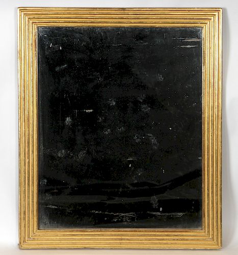 FRENCH GILT WOOD MIRROR CIRCA 1870A