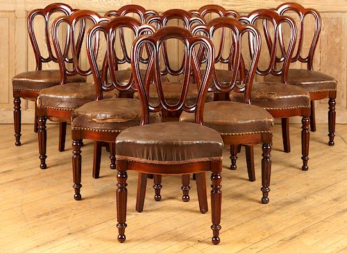 SET 10 FRENCH MAHOGANY   38a843