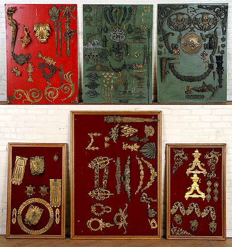 UNIQUE COLLECTION SIX PANELS FRENCH 38a889