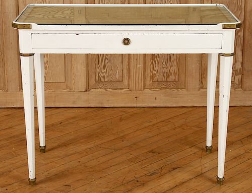 JANSEN WHITE LACQUERED CONSOLE 38a8a9