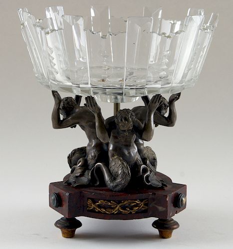LATE 19TH C CUT CRYSTAL COMPOTE 38a8c0