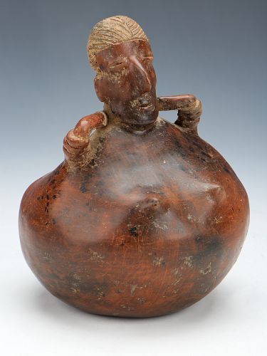 PRE COLUMBIAN NAYARIT POTTERY FIGURE  38a9df