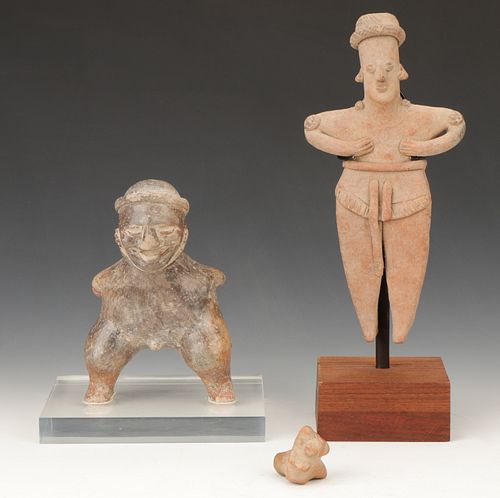 PRE COLUMBIAN COLIMA POTTERY FIGURES 38aa08