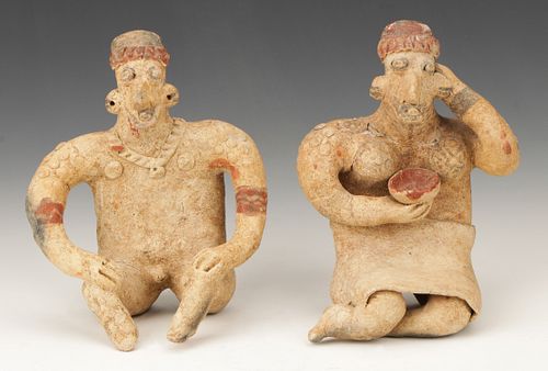TWO PRE-COLUMBIAN JALISCO POTTERY