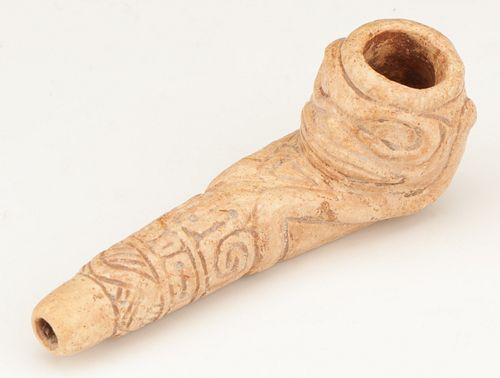 TAINO (C. 1000-1500 CE) FROG PIPETaino