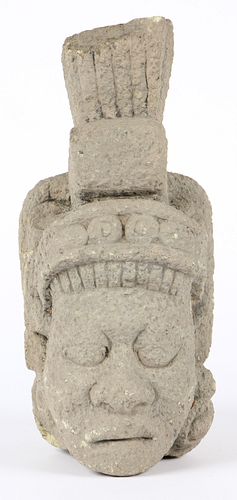 PRE-COLUMBIAN STYLE CARVED STONE