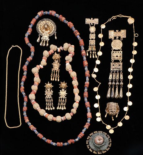 PRE-COLUMBIAN STYLE JEWELRY GROUPPre-Columbian