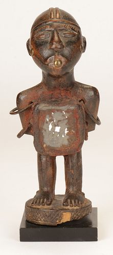 FINE AFRICAN KONGO FETISH FIGURE  38aa69