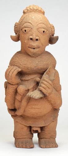 WEST AFRICAN TERRACOTTA FIGURE  38aaa2