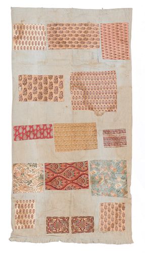 TEXTILE "SAMPLER", INDIA, EARLY