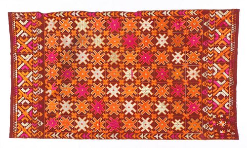 PHULKARI HEAD CLOTH, INDIA, EARLY