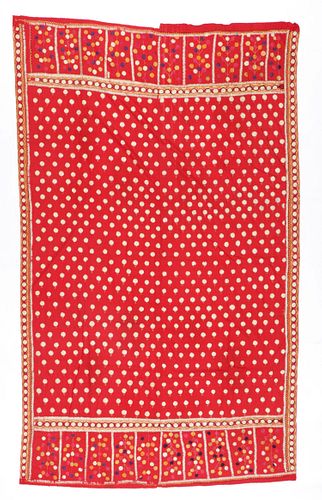 PHULKARI HEAD CLOTH, INDIA, EARLY/MID