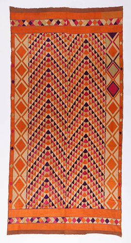 PHULKARI HEAD CLOTH, INDIA, MID