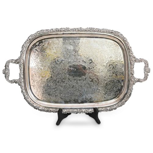 SILVER PLATED VICTORIAN STYLE SERVING