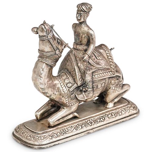 PUNJABI MAN ON CAMEL FIGURINEDESCRIPTION: