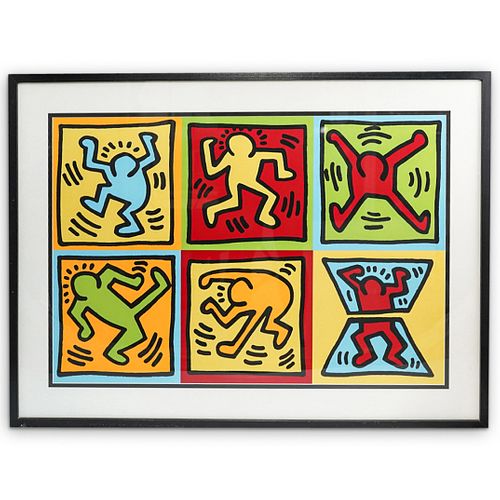 AFTER KEITH HARING SERIGRAPH POSTER