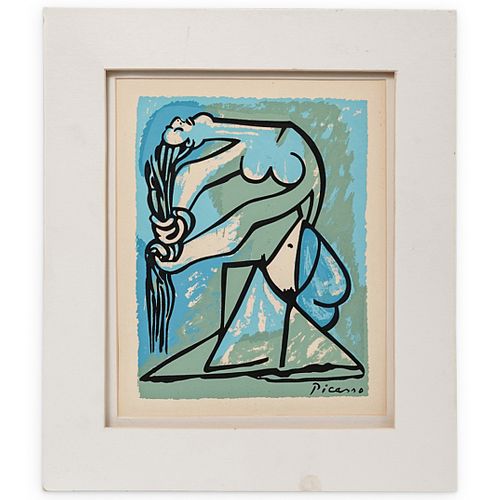 AFTER PICASSO NUDE BATHER LITHOGRAPHDESCRIPTION  38d376