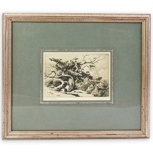 GEORGE ELBERT BURR DRYPOINT ETCHINGDESCRIPTION  38d3be